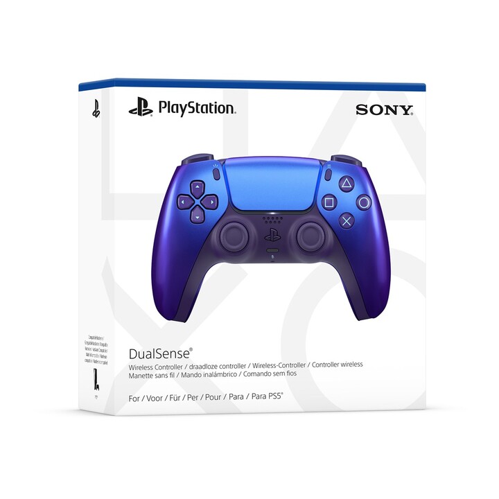 Sony 1000044475 Indigo Bluetooth/USB Analog/Digital Gamepad and Steering Wheel Controller for PlayStation 5, iOS