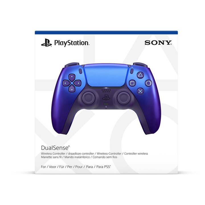 Sony 1000044475 Indigo Bluetooth/USB Analog/Digital Gamepad and Steering Wheel Controller for PlayStation 5, iOS