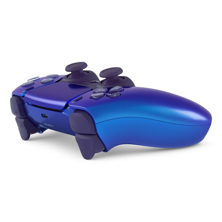 Sony 1000044475 Indigo Bluetooth/USB Analog/Digital Gamepad and Steering Wheel Controller for PlayStation 5, iOS