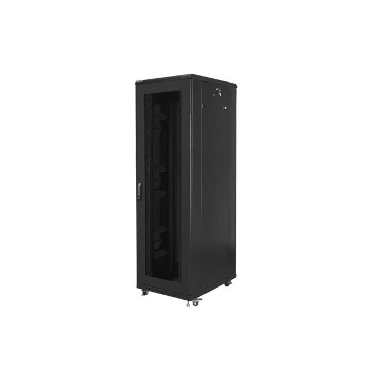 LANBERG STANDING RACK 19" 42U 800x800 BLACK perforated door