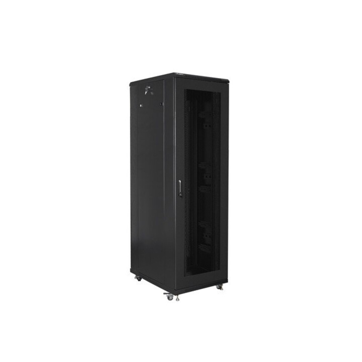 LANBERG STANDING RACK 19" 42U 800x800 BLACK perforated door
