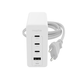 mophie 409909309 Ladegerät für Mobilgeräte Laptop, Smartphone, Tablets Weiß AC Schnellladung Drinnen