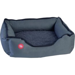 Cama aquecida Glovii GPETH para cães e gatos, 45cm x 58cm x 18cm, Cinzento
