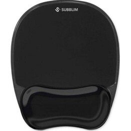 Tappetino per mouse Subblim Ergo Crystal Flex con poggiapolsi in gel di precisione