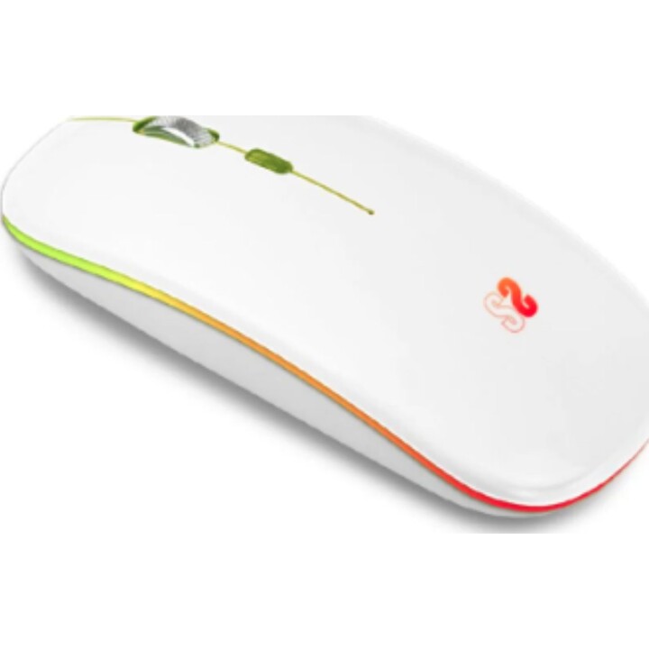 Subblim Kabellose Bluetooth-RGB-Dual-Flat-Optik-Maus mit bis zu 1600 DPI