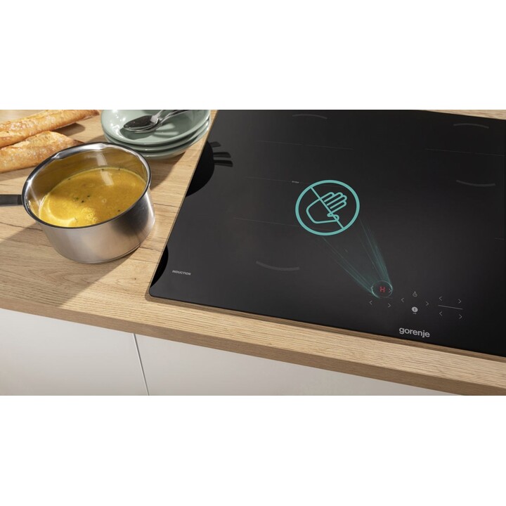 Gorenje GI8421BSC 80cm Built-in Induction Hob 4 Zone(s) Black