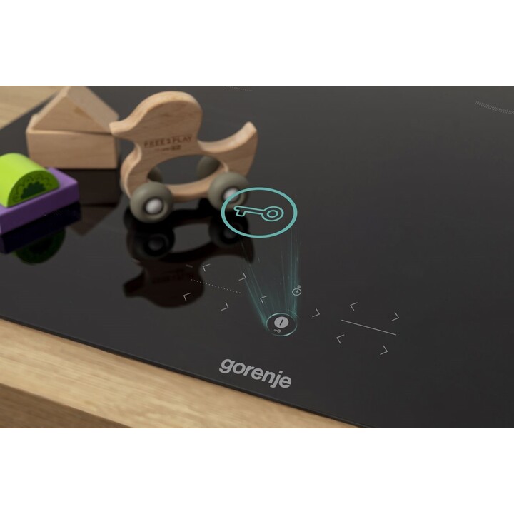 Gorenje GI8421BSC 80cm Built-in Induction Hob 4 Zone(s) Black