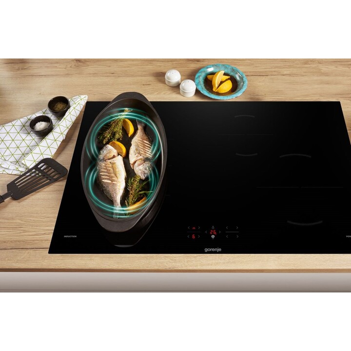 Gorenje GI8421BSC 80cm Built-in Induction Hob 4 Zone(s) Black