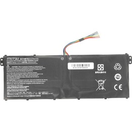 Bateria de laptop compatível com Mitsu para Acer AC14B18J 11,4V 2200 mAh