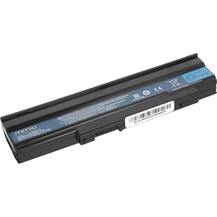 Bateria de laptop compatível com Mitsu para Acer AS09C31 11,1V 4400mAh