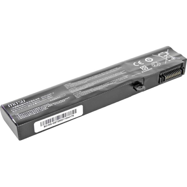 Bateria de laptop compatível com Mitsu para MSI BTY-M6H 10,8V 4400mAh