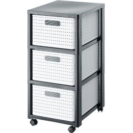 Scaffale Rotho Country 71,2 x 32,5 x 37,5 cm, Bianco / Grigio