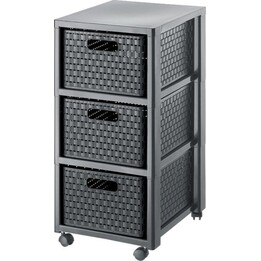 Scaffale Rotho Country 71,2 x 32,5 x 37,5 cm, nero