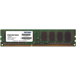 Patriot Signature Line PSD38G16002 8 GB 1 x 8 GB DDR3 1600 MHz CL11 DIMM RAM sem buffer