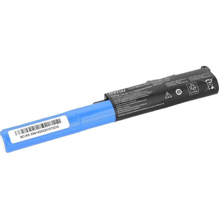Mitsu Batería compatible para portátil Asus A31N1601 10.8V 2200mAh