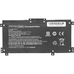 Mitsu Batería compatible para portátil HP LK03XL 11.55V 3500mAh