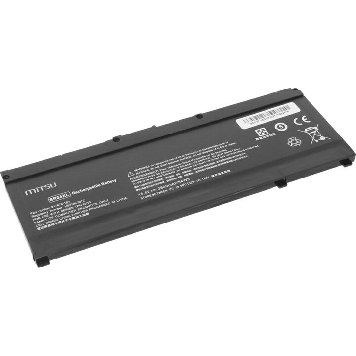 Batteria compatibile Mitsu per laptop HP SR04XL 15,4 V 3500 mAh