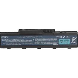 Bateria de laptop compatível com Mitsu para Acer AS07A32 11.1 4400 mAh