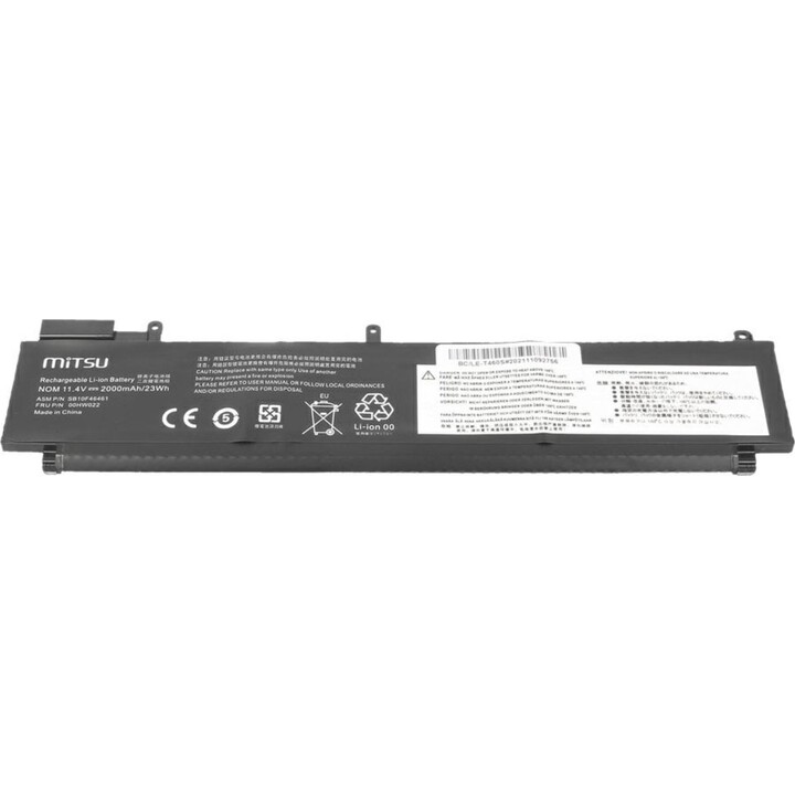 Mitsu-kompatibler Akku für Lenovo T460S / T470S Laptop, 11,4 V, 2000 mAh