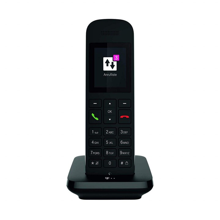Telekom Sinus 12 con base, nero