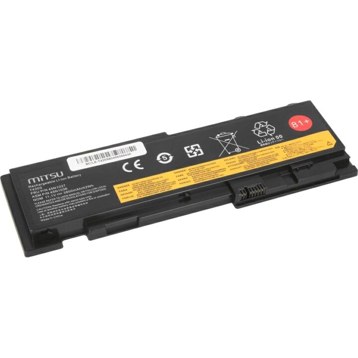 Batteria compatibile Mitsu per laptop Lenovo T420S 11,1 V 3800 mAh