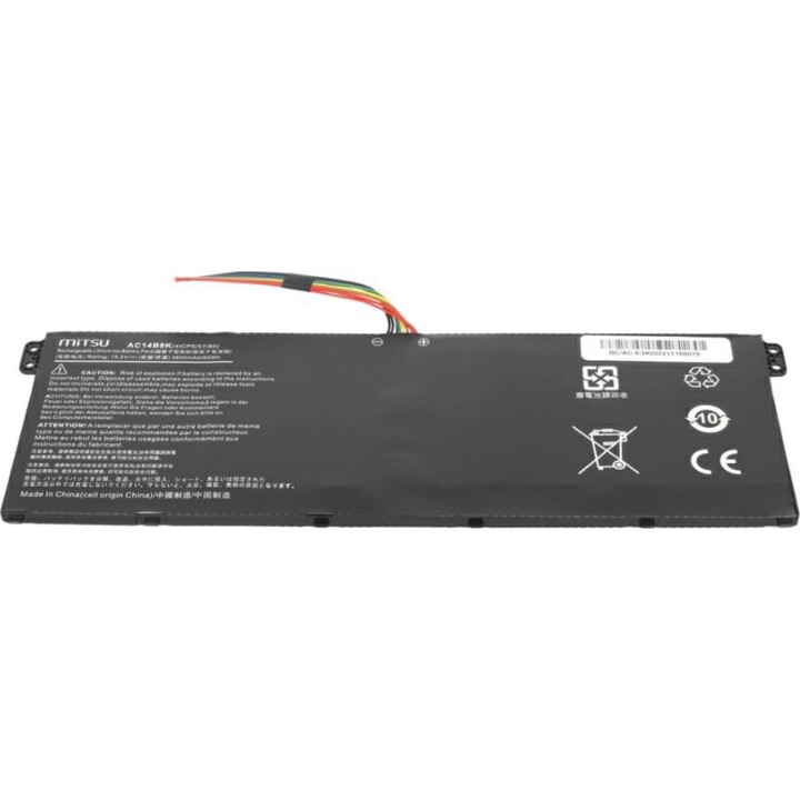 Mitsu Compatible Laptop Battery for Acer AC14B8K 15.2V 3600mAh