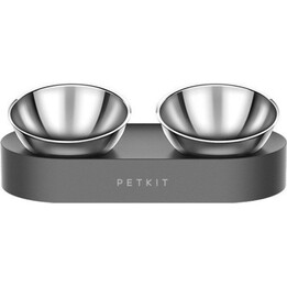 Petkit F4 mangeoire double en métal réglable pour chats