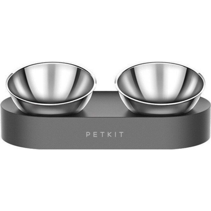 Petkit F4 mangeoire double en métal réglable pour chats