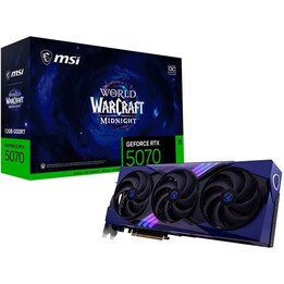 MSI GeForce RTX 5070 World of Warcraft MIDNIGHT VOID EDITION OC 12GB GDDR7 DLSS4