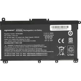 Movano Batería compatible para portátil HP HT03XL 11.4V 3400MAH