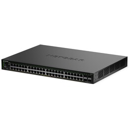 NETGEAR GS348TP-200EUS Switch inteligente PoE+ Gigabit de 48 portas 380W Orçamento 4x SFP 1U Montagem em bastidor L2+/L3 Lite Pr