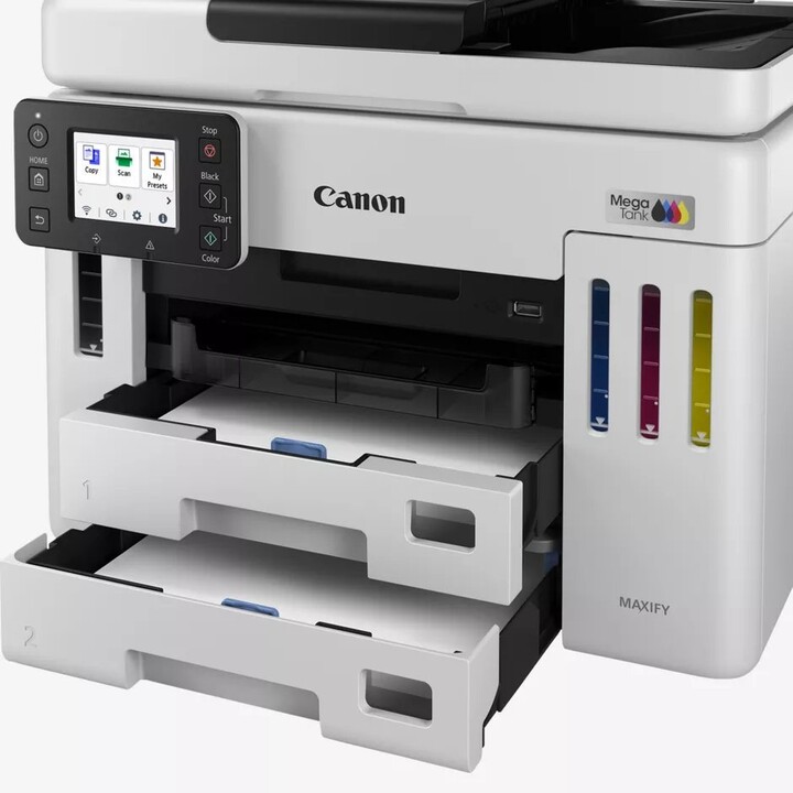 Canon MAXIFY GX7140 6880C009 Tintenstrahl-Multifunktionsdrucker A3 Drucken/Scannen/Kopieren/Faxen 24ipm 50sh DADF Ethernet WiFi 