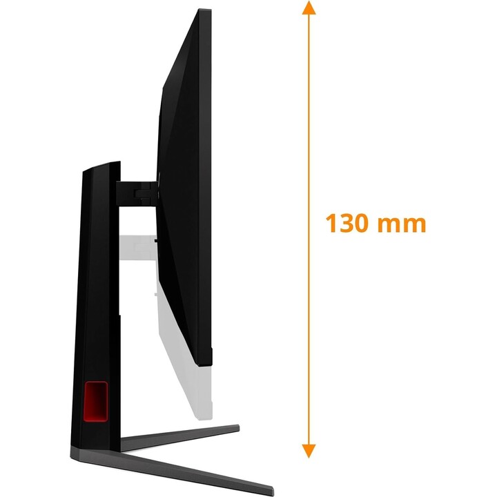 Monitor da gioco AOC U32G4U 31,5" 4K UHD Fast IPS 160Hz Dual Frame FHD 320Hz 0,5ms HDR400 HDMI2.1 Hub USB Nero/Rosso