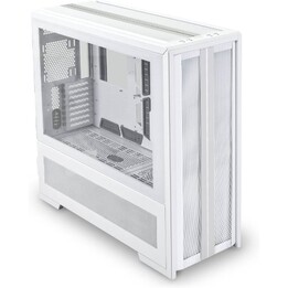 Lian Li V3000 PLUS G99.V3000PW.00 Full Tower E-ATX PC-Gehäuse Weißes gehärtetes Glas 3x480mm Kühler Dual System 16 Lüfter