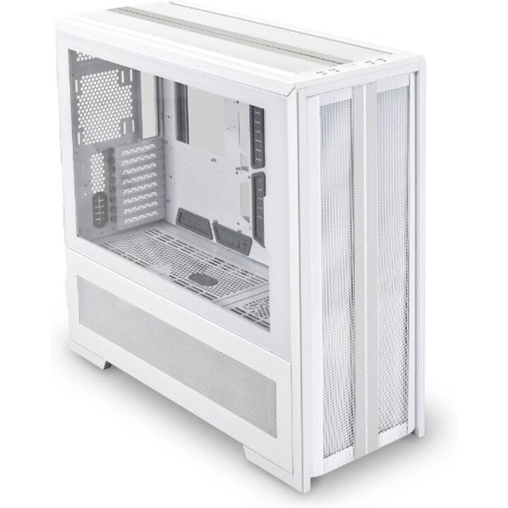 Lian Li V3000 PLUS G99.V3000PW.00 Case PC Full Tower E-ATX Bianco Vetro Temperato 3x480mm Radiatore Doppio Sistema 16 Ventole