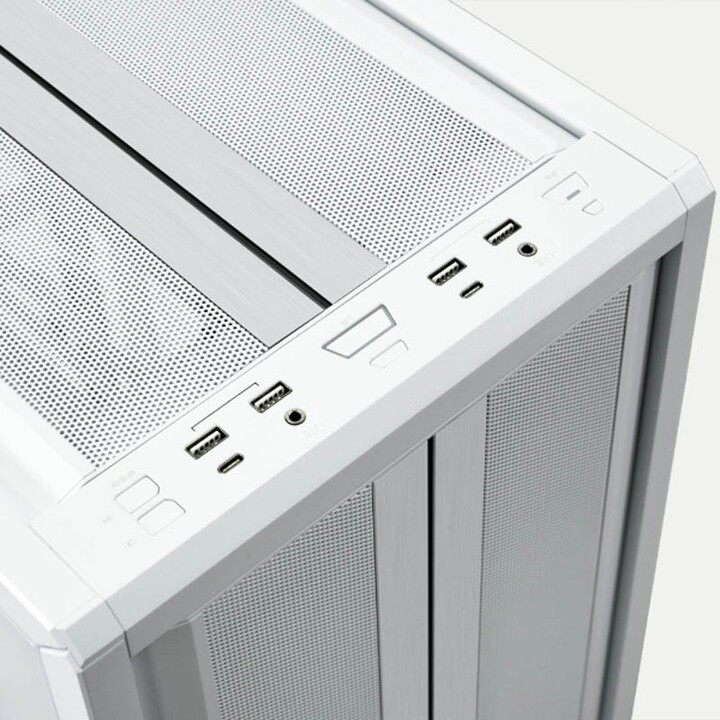 Lian Li V3000 PLUS G99.V3000PW.00 Case PC Full Tower E-ATX Bianco Vetro Temperato 3x480mm Radiatore Doppio Sistema 16 Ventole