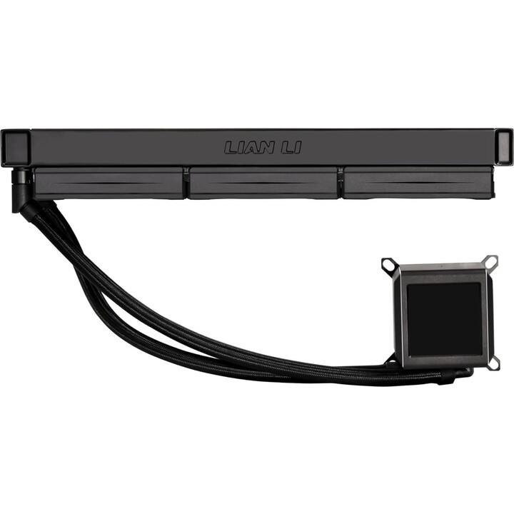 Lian Li Galahad II GA2ALCD36B 360mm AIO LCD CPU Cooler 2.88" IPS 480x480 Asetek 8th Gen Bomba ARGB Ventiladores Negro
