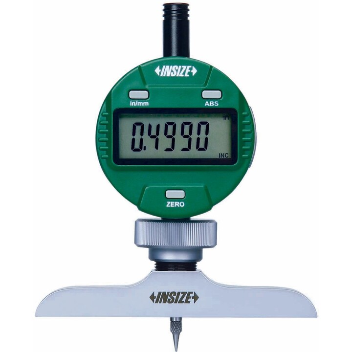 Insize 2141-202A Profondimetro digitale Sensore di portata 300 mm/100 mm Risoluzione 0,01 mm IP54 LCD Uscita USB Dati SPC Precis