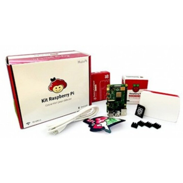 Raspberry Pi 4 Modelo B 8GB RAM BCM2711 1.5GHz Quad-Core Cortex-A72 64bit LPDDR4 WiFi BT5.0 Dual 4K HDMI USB3 GbE PoE Kit GPIO