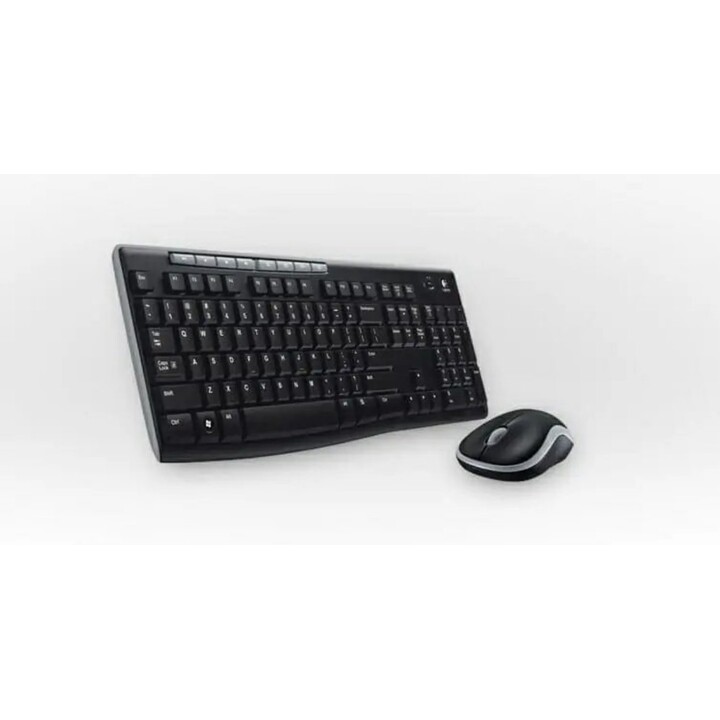 Logitech MK270 Wireless Keyboard Mouse Combo 920-004524 Full-Size 2.4GHz Unifying Receiver 10m Range 1000DPI Optical Mouse 36mo/