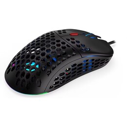 Endorfy LIX Plus EY6A001 Rato para jogos com fios PixArt 19,000 DPI 10.16m/s Kailh GM 8.0 80M Clicks 6 Botões programáveis PTFE 