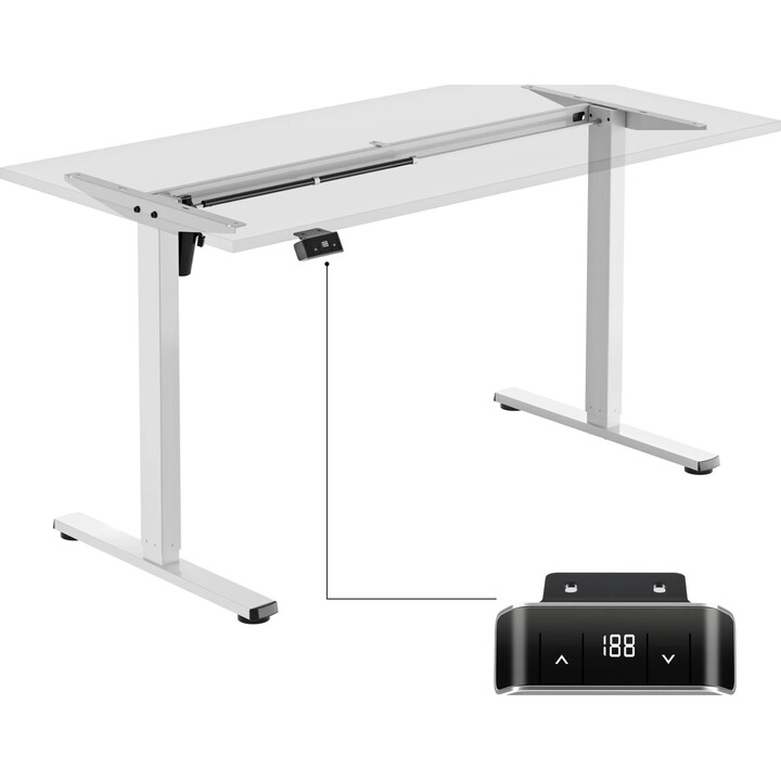 Cadre de bureau motorisé/blanc WDF221E-W ONKRON