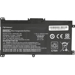 Bateria compatível para laptop HP BK03XL 11,55 V 3400 mAh Movano