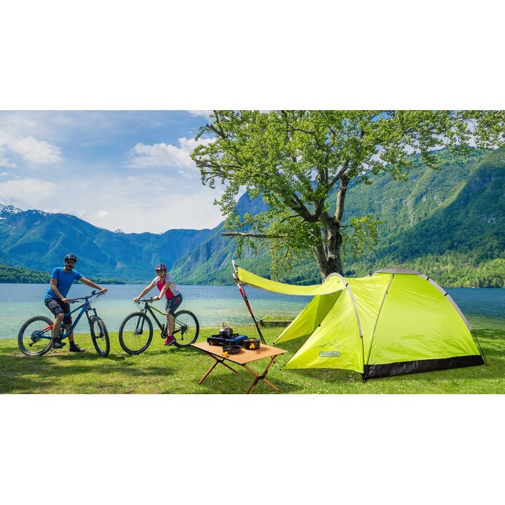 TIENDA DE CAMPAMENTO TURÍSTICO 2 x 2m ALPENAIR PRO MOSQUITERA INVERSIÓN
