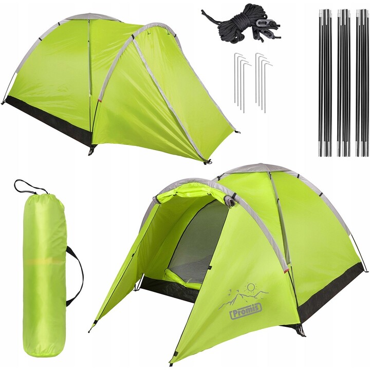 TIENDA DE CAMPAMENTO TURÍSTICO 2 x 2m ALPENAIR PRO MOSQUITERA INVERSIÓN