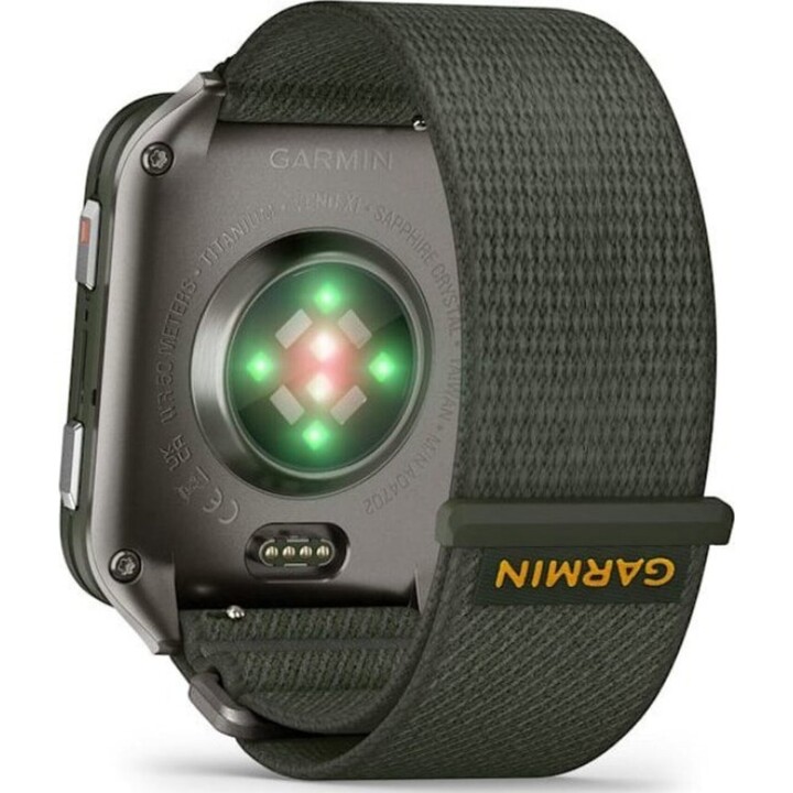 Garmin Venu X1 5,08 cm (2") AMOLED Numérique 448 x 486 pixels Écran tactile Gris Wifi GPS (satellite)