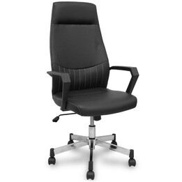Sedia da ufficio Piqueras y Crespo Opti520 520DBSP840CRRN/ Nero