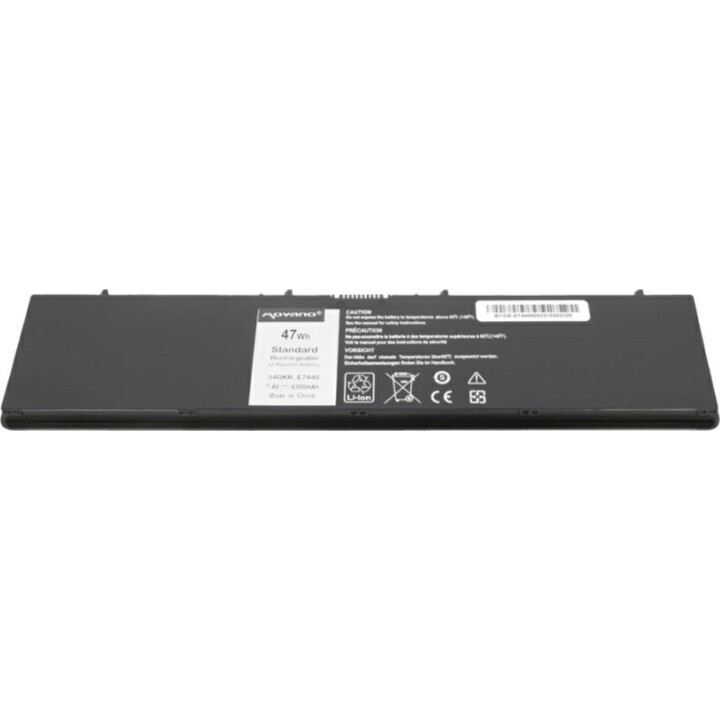 Bateria compatível Movano para laptop Dell Latitude E7440 7,6V 6300mAh