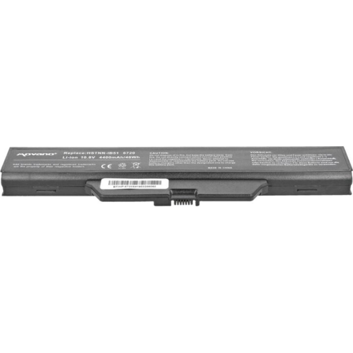 Bateria de laptop compatível com Movano para HP 6720S 10,8V 4400 mAh