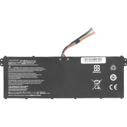 Batterie d'ordinateur portable compatible Movano pour Acer AC14B18J 11,4 V 3600 mAh